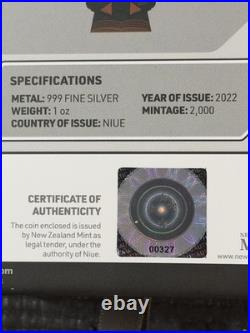 2022 1oz. 999 Silver Coin Fennec Shand Chibi Coin Niue! 00327/20000