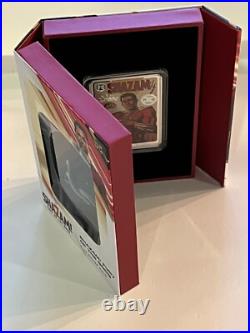 2022 1oz FINE SILVER PROOF COLORIZED COIN. DC/WB- SHAZAM! FURY OF THE GODS