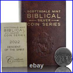 2022 2 oz Descent of the Spirit Biblical Silver Coin Series (New)