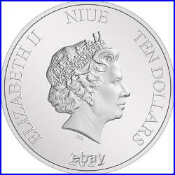 2022 3 oz Colorized Niue Silver Darth Vader Evergreen Coin