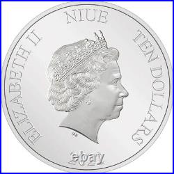 2022 3 oz Proof Colorized Niue Silver Disney The Jungle Book Coin
