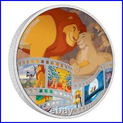 2022 3 oz Proof Niue Colorized Silver Disney The Lion King Coin