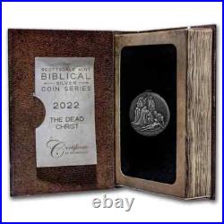 2022 BIBLICAL SILVER COIN SERIES THE DEAD CHRIST 2 oz NIUE SILVER- NEWithORIG PACK