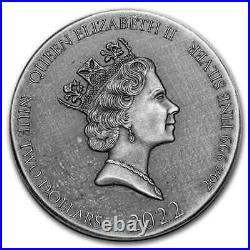 2022 BIBLICAL SILVER COIN SERIES THE DEAD CHRIST 2 oz NIUE SILVER- NEWithORIG PACK