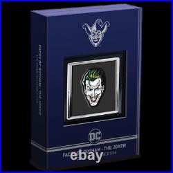 2022 Faces of Gotham JOKER Niue 1 oz silver coin