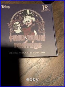 2022 Find Your Fortune Scrooge McDuck 3oz Silver Coin