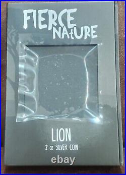 2022 NGC MS 70 NIUE 2oz Silver $5 FIERCE NATURE LION First Release