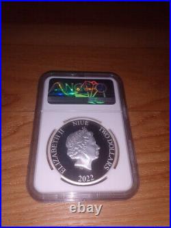2022 NGC PF70 Niue Disney Princess Aurora 1 Oz Silver Coin FREE SHIPPING