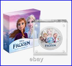 2022 NIUE $2 Disney Frozen 1 oz. 999 silver proof coin