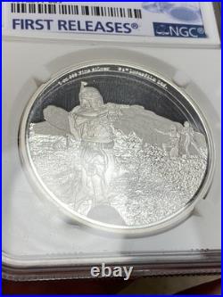 2022 NIUE $2 STAR WARS MANDALORIAN CLASSIC BOBA FETT NGC PF70 UC FR 1 oz Silver