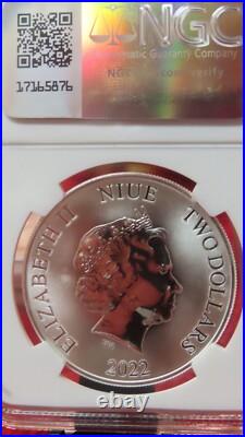 2022 NIUE $2 The Survivor Tree MS69 NGC. 999 Silver 1 Oz AG RARE 2022 NIUE $2 The Survivor Tree MS69 NGC. 999 Silver 1 Oz AG RARE