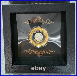 2022 NIUE Faberge Art Blue Table Clock Coin Colorized 1 oz. 999 Silver Box/COA 2022 NIUE Faberge Art Blue Table Clock Coin Colorized 1 oz. 999 Silver Box/COA