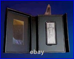 2022 NIUE STAR WARS HAN SOLO CARBONITE BAR 1 oz SILVER $2 PROOF COIN OGP