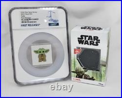 2022 NIUE S$2 YODA NGC PF70 Ultra Cameo, STAR WARS. 999 Silver