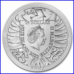 2022 Niue 10 oz Silver Czech Lion BU SKU#248420