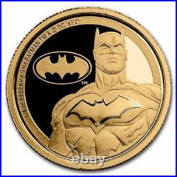 2022 Niue 1/4 oz Gold Coin $25 DC Classics BATMANT (Box & COA) SKU#264042