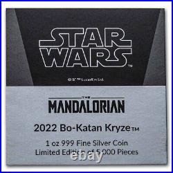 2022 Niue 1 oz Ag $2 Mandalorian Classic Bo-Katan (Box & COA) SKU#255385