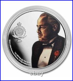 2022 Niue 1 oz Ag Colorized Proof $2 Godfather 50th Anniversary