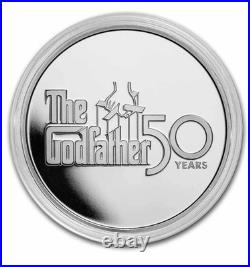 2022 Niue 1 oz Ag Colorized Proof $2 Godfather 50th Anniversary