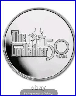 2022 Niue 1 oz Ag Colorized Proof $2 Godfather 50th Anniversary 2022 Niue 1 oz Ag Colorized Proof $2 Godfather 50th Anniversary