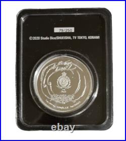 2022 Niue 1 oz Colorized Ag $2 Yu-Gi-Oh! Joey Wheeler, In TEP /250 Ships Free