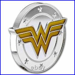 2022 Niue 1 oz Silver Coin $2 DC Heroes WONDER WOMAN Logo