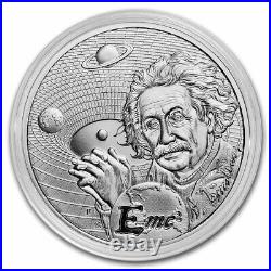 2022 Niue 1 oz Silver Icons of Inspiration Einstein Proof SKU#256458