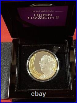 2022 Niue 1 oz Silver Proof Coin In Memoriam Queen Elizabeth 1926-2022