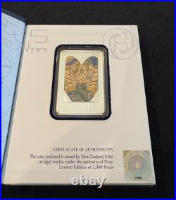 2022 Niue $2 The Lovers Tarot Cards Series Number 6 1 oz. 999 Fine Silver