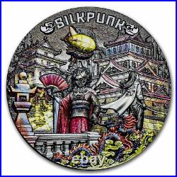 2022 Niue 2 oz Antique Silver The Punk Universe Silkpunk SKU#261646
