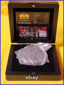 2022 Niue 2 oz Antique Silver The Three Musketeers D'Artagnan Only 500 Made 2022 Niue 2 oz Antique Silver The Three Musketeers D'Artagnan Only 500 Made