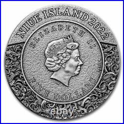 2022 Niue 2 oz Silver Goddesis Themis The Goddess of Justice SKU#255501