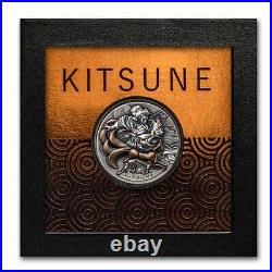 2022 Niue 2 oz Silver Symbol of Japanese Folklore Kitsune SKU#254020