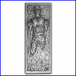 2022 Niue 3 oz Silver $10 Star Wars Han Solo in Carbonite Bar SKU#249802