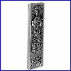 2022 Niue 3 oz Silver $10 Star Wars Han Solo in Carbonite Bar SKU#249802