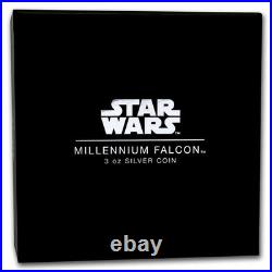 2022 Niue 3 oz Silver $2 Star Wars Millennium Falcon Shaped Coin