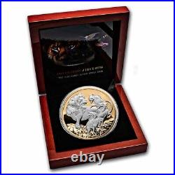 2022 Niue 5 oz Silver Proof Apex Predators Lion vs Hyenas SKU#242693