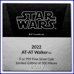 2022 Niue 5 oz Silver Star Wars AT-AT Walker (Box & COA) SKU#248783
