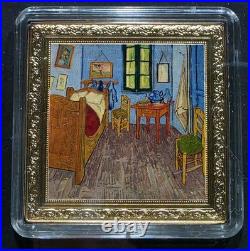 2022 Niue'Bedroom in Arles' by Vincent Van Gogh 1 oz. 999 Silver Coin in Box 2022 Niue'Bedroom in Arles' by Vincent Van Gogh 1 oz. 999 Silver Coin in Box