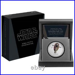 2022 Niue Boba Fett's Starfighter 1oz Silver Coin with Mintage of only 2000