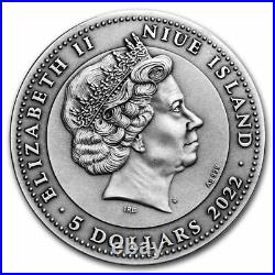2022 Niue Cernunnos Antique Finish 2oz Silver Coin