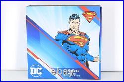 2022 Niue Classic Superheroes Superman 3 oz Silver Proof $2 Coin OGP