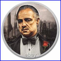2022 Niue Colorized 1 oz Ag $2 Godfather 50th Anniversary in TEP 2022 Niue Colorized 1 oz Ag $2 Godfather 50th Anniversary in TEP