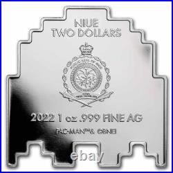 2022 Niue Colorized 1 oz Silver $2 PAC-MANT GHOST CLYDE Coin 2022 Niue Colorized 1 oz Silver $2 PAC-MANT GHOST CLYDE Coin
