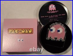 2022 Niue Colorized 1 oz Silver Pink Ghost Pac-Man Pinky LAST ONE PACMAN
