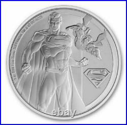2022 Niue DC Comics Superman Classic 1 oz. 999 Silver BU Coin 5000 Minted