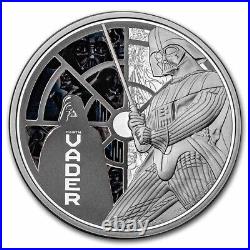2022 Niue Darth Vader 3oz Silver Coloured Coin New