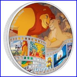 2022 Niue Disney Lion King Coin Colorized 3 oz. 999 Silver Masterpiece Classics