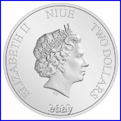 2022 Niue Disney Princess Aurora 1 oz. 999 Silver Proof Coin Sleeping Beauty
