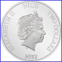 2022 Niue Goofy 90th Anniversary 1oz Colorized Silver Proof Coin 1,932 Minted